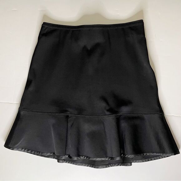 Rag & Bone tight stretchy ruffle Hem Black Mini skirt 6 - Picture 2 of 12